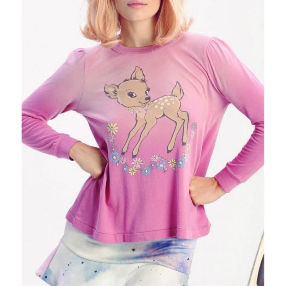 Wildfox Vintage Deer Princess Longsleeve